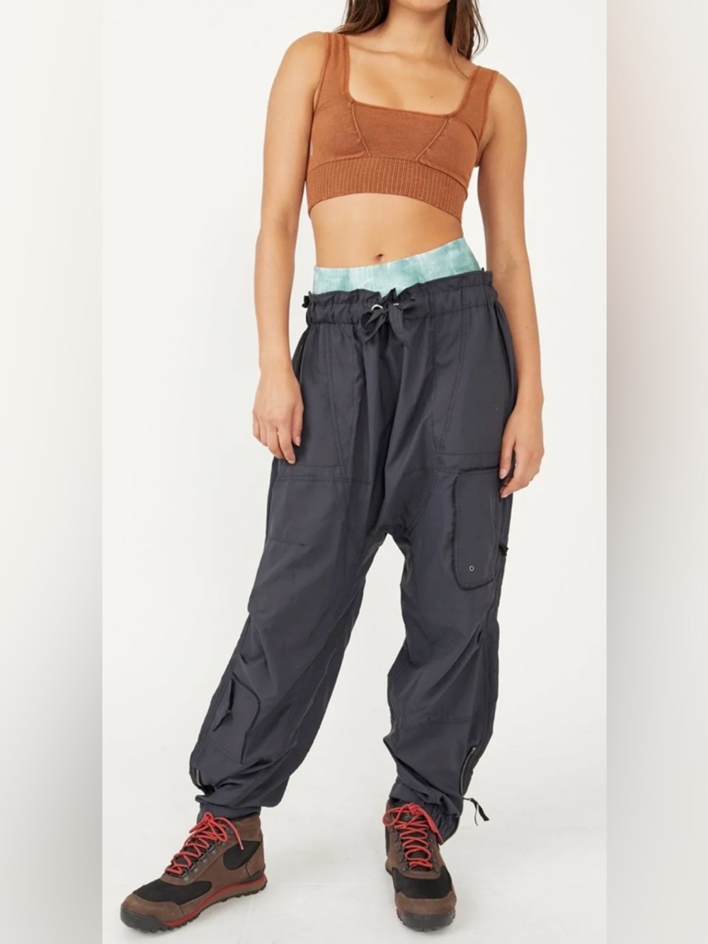 Free people movement spring trekker drop crotch nylon pants - Picture 5 of 13